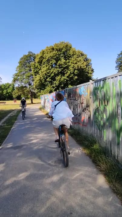 A neighbourhood street in daily use